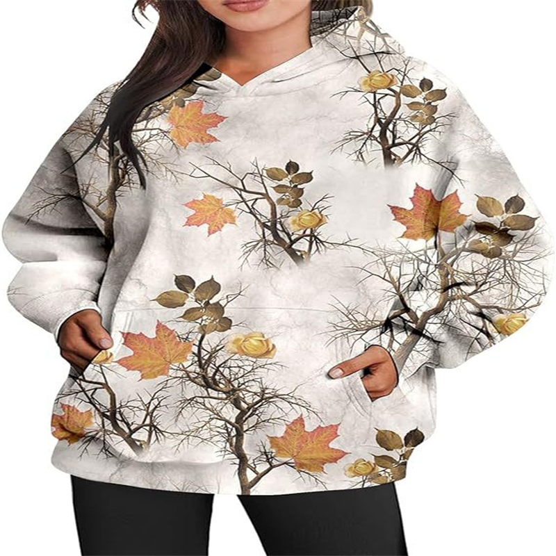 Hoodie camouflage femme — vue 4