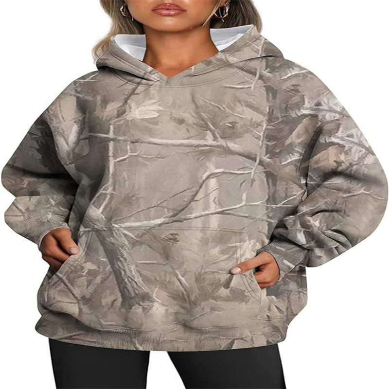Hoodie camouflage femme — vue 12