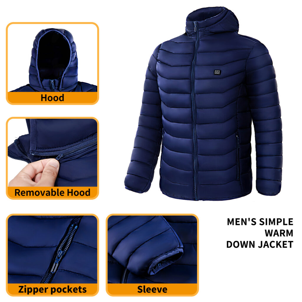Doudoune chauffante homme — vue 9