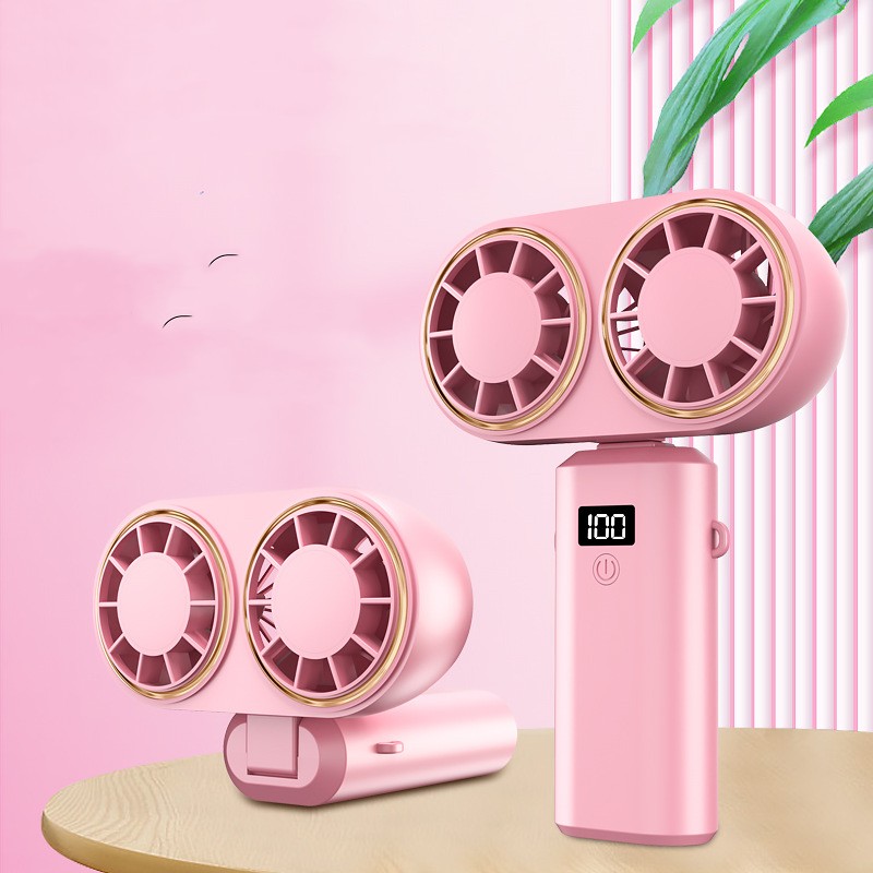 Mini ventilateur USB pliable, portable/cou — vue 8