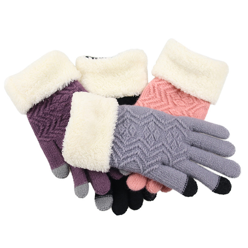 Gants d’hiver tricotés — vue 1