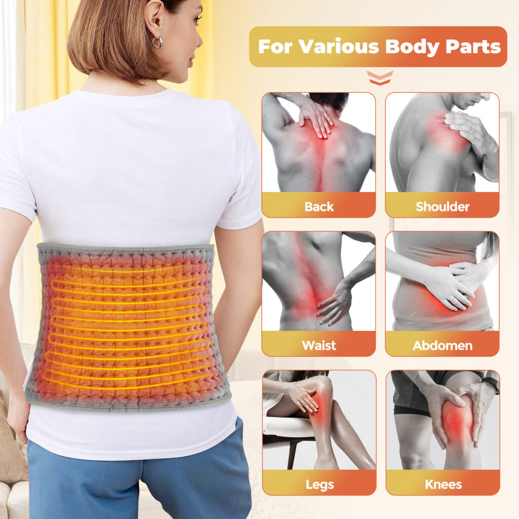 Ceinture lombaire chauffante réglable — vue 1