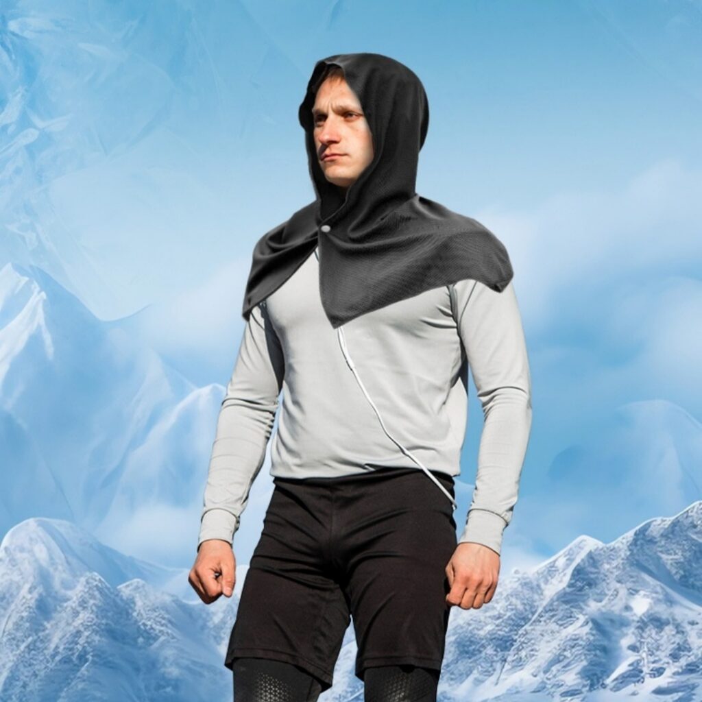 Serviette sport rafraîchissante à capuche — vue 9