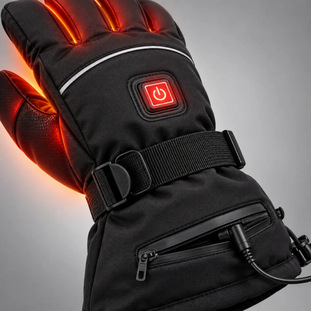 Gants chauffants imperméables LAURIANE Hero — coupe-vent — vue 12