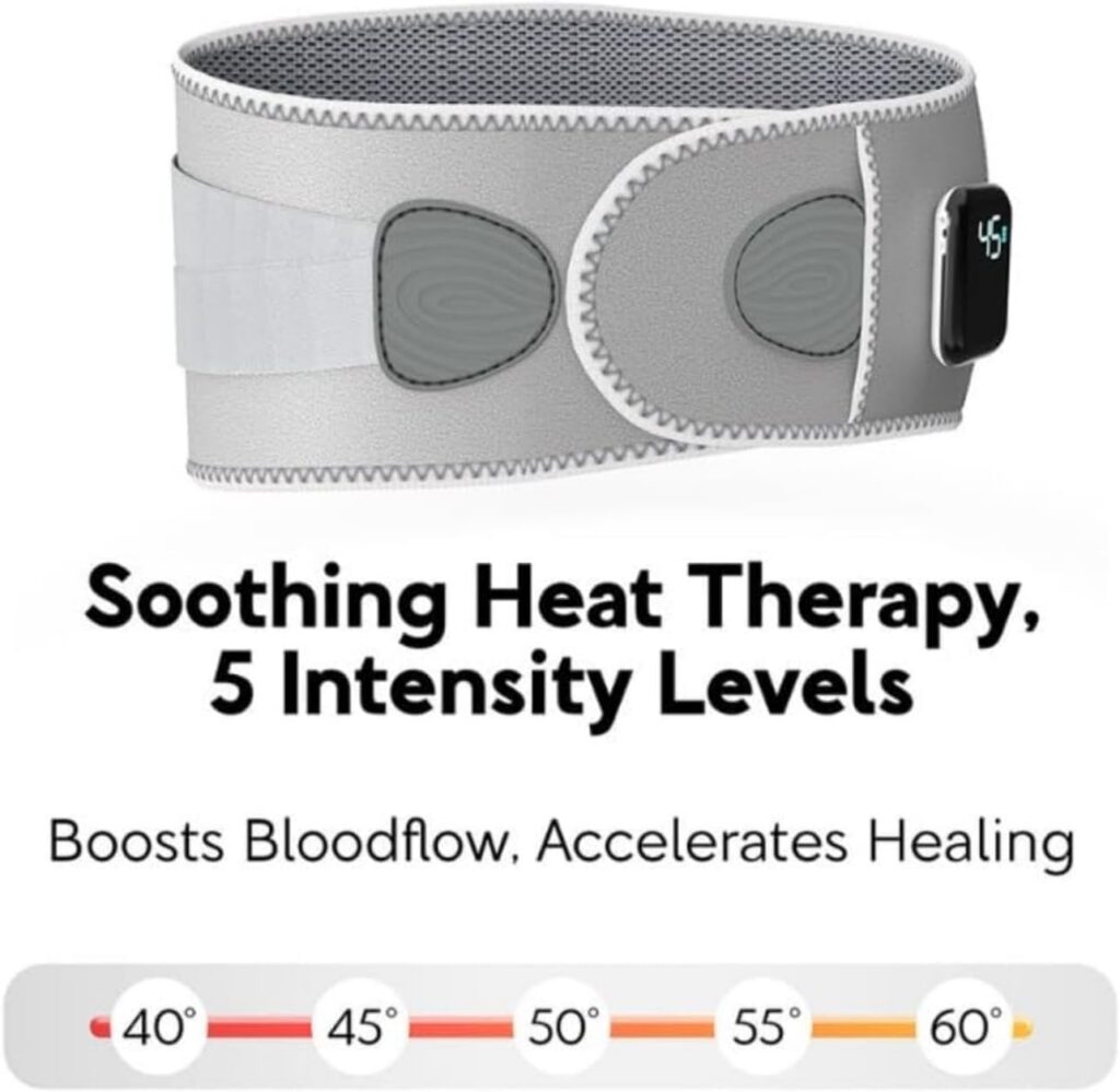 Ceinture chauffante rechargeable dos — vue 6