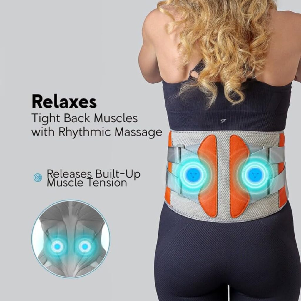 Ceinture chauffante rechargeable dos — vue 2