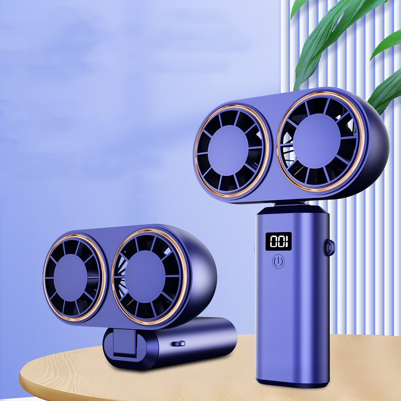 Mini ventilateur USB pliable, portable/cou — vue 5